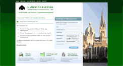 Desktop Screenshot of kamps-partner.com