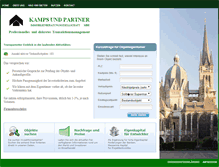 Tablet Screenshot of kamps-partner.com